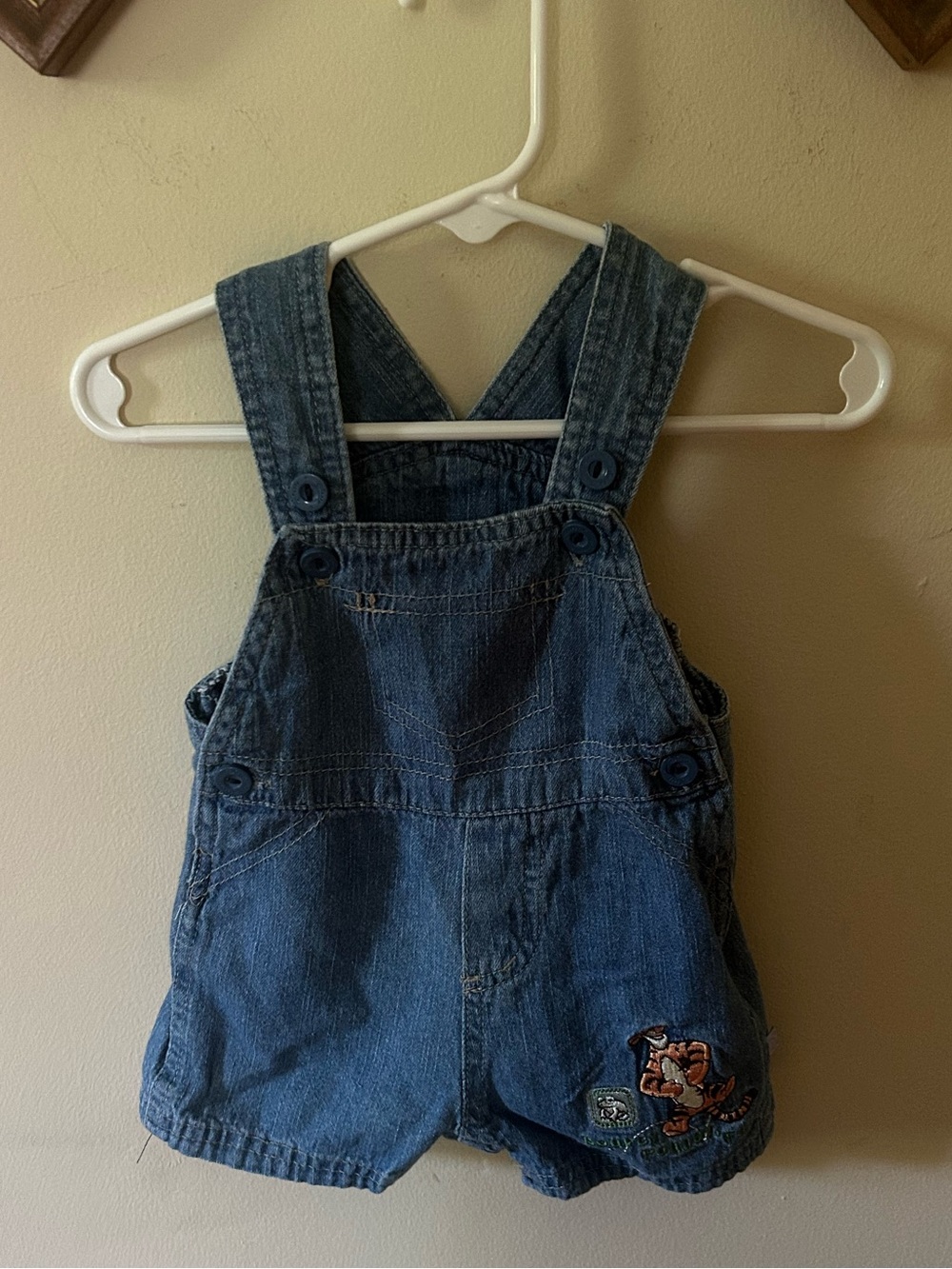 2011 Disney Baby Tigger Overalls / Shortalls